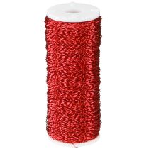 daiktų Sultinio efekto viela Ø0,30mm 100g/140m raudona