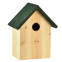 daiktų Inkubatorius Nest Box Blue Tit Natural Green 16x11x19,5cm