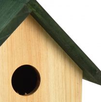 daiktų Inkubatorius Nest Box Blue Tit Natural Green 16x11x19,5cm