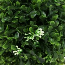 daiktų Buksmedžio rutulys su gėlėmis žalias dekoratyvinis rutulys Ø15cm 1 vnt