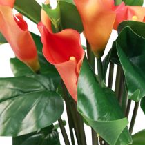 daiktų Calla Lily Abrikosas Calla Dirbtinės gėlės Oranžinės Egzotinės 44cm