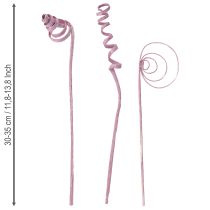 daiktų Cukranendrių spiralė Cukranendrių kūgis Cukranendrių asorti uogų spalvos 30 cm 75 vnt.