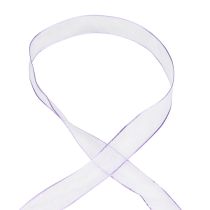 daiktų Šifono juostelė organza juostelė organza violetinė 25mm 20m