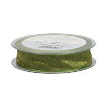 daiktų Šifono juostelė organzos juostelė dekoratyvinė juostelė organza žalia 15mm 20m