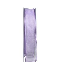 daiktų Šifoninė juostelė organzos juostelė dekoratyvinė juostelė organza violetinė 15mm 20m