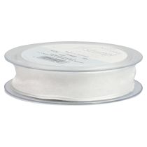 daiktų Šifono juostelė organza juostelė dekoratyvinė juostelė organza balta 25mm 20m