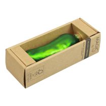 daiktų Eglutės puošmena Kalėdų agurkų stiklas 10cm