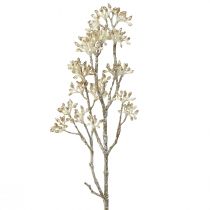 Dekoratyvinė šakelė baltas auksas Cornus šakelė dirbtinė šakelė 48cm