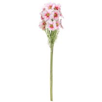 daiktų Dirbtinės Kosmoso Gėlės, Rožinės, 77 cm, Dekoratyvinės Gėlės, Dirbtiniai Augalai, Šilkinės Gėlės, 3 Vnt. Rinkinys