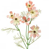 daiktų Cosmea papuošalų krepšelis Persikų dirbtinės gėlės vasarinės gėlės 61cm