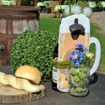 daiktų Sieninis butelių atidarytuvas su surinkimo konteineriu 30cm x 18cm