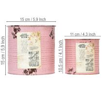 daiktų Gėlių vazonų rinkinys balkonui ir sodui, vazono puošmena, vintažinio stiliaus, 15 cm, 3 dalys