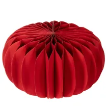 daiktų Popierinė dekoracija korio formos popierinis moliūgas apvalus modernus stalo papuošimas 24 cm 4 vnt.
