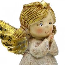 daiktų Deco angel Kalėdų angelo angelo figūrėlės angelų pora H10cm 2vnt