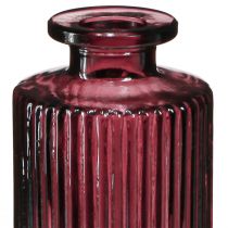 daiktų Dekoratyviniai buteliai stikliniai retro mini vazos Berry H13cm 6 vnt
