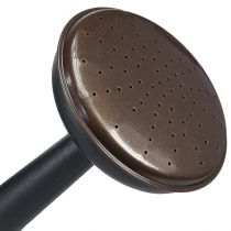 daiktų Dekoratyvinis laistytuvas metalinis juodas alyvuogių žalias antgalis 60x19x38cm