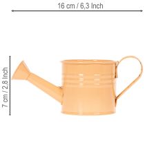daiktų Dekoratyvinis laistytuvų vazonų rinkinys, metalinis, 8 dalių, įvairiaspalvis, 16,5 x 7 cm - idealūs augalų vazonai balkonui ir virtuvei