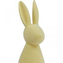Deco Bunny Deco Velykų zuikis Flocked Yellow H47cm