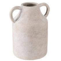 daiktų Dekoratyvinis ąsotis, pagamintas iš smėlio spalvos keramikos Ø14,5cm H22cm