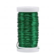 Dekoratyvinė emaliuota viela žalia Ø0,50mm 50m 100g