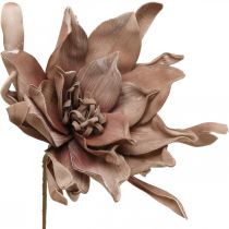 Deco lotoso gėlė dirbtinė lotoso gėlė dirbtinė gėlė ruda L68cm