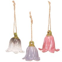 daiktų Dekoratyvinė lelija keraminėms gėlėms kabinti 7cm 3 vnt