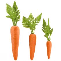 daiktų Dekoratyvinės morkos Flokuotos morkos H27cm–37cm 6 vnt. rinkinyje