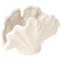 daiktų Dekoratyvinė vaza mini keraminė vaza kremas 14×7,5×9,5 cm