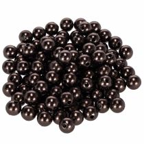 daiktų Dekoratyviniai karoliukai rudi Ø10mm 115 vnt