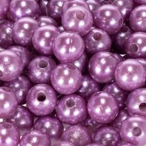 daiktų Dekoratyviniai karoliukai Ø10mm violetiniai 115 vnt