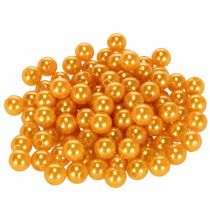 daiktų Dekoratyviniai karoliukai Ø10mm oranžiniai 115 vnt