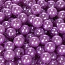 daiktų Dekoratyviniai karoliukai Ø8mm violetiniai 250 vnt.