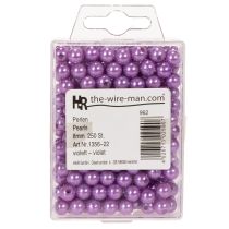 daiktų Dekoratyviniai karoliukai Ø8mm violetiniai 250 vnt.