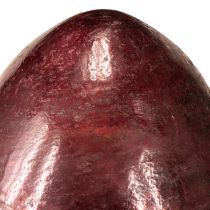 daiktų Dekoratyvinis grybas raudonas didelis stiklinis rudens dekoravimas Ø14cm A23cm