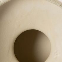 daiktų Dekoratyvinis keraminis dubuo, kreminės pilkai žalios spalvos, Ø20 cm, aukštis16 cm
