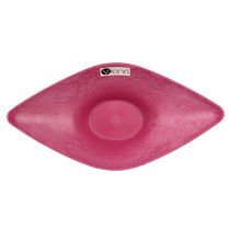 Dekoratyvinis dubuo rožinis 34cm x 17,5cm H10cm, 1vnt