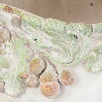 daiktų Dekoratyvinis dubuo iš lieto akmens, gilės, augalų dubuo, Ø20cm, aukštis10cm