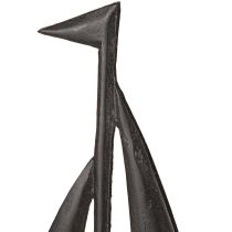 daiktų Dekoratyvinis burlaivis, medis, metalas, natūralios juodos spalvos H30,5 cm