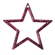 daiktų Dekoratyvinis Star Berry Glitter stalo dekoravimas Kalėdinis 4,5cm 120 vnt