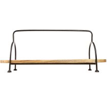 daiktų Dekoratyvinis padėklas, pailgas ovalus medinis padėklas su rankena 70cm