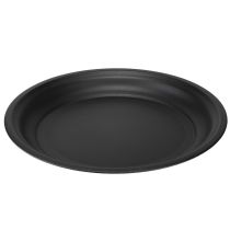 daiktų Dekoratyvinė lėkštė metalinis dubuo dekoratyvinė lėkštė antracito spalvos Ø26cm 2vnt.