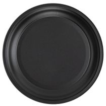 daiktų Dekoratyvinė lėkštė metalinis dubuo dekoratyvinė lėkštė antracito spalvos Ø26cm 2vnt.
