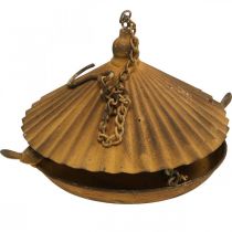 daiktų Dekoratyvinė paukščių vonelė, paukščių vonelė, grotelės dekoratyvinis sodas Ø23cm H27,5cm