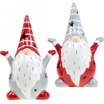 daiktų Deco Gnome arbatos lemputės laikiklis Christmas H18cm 2vnt