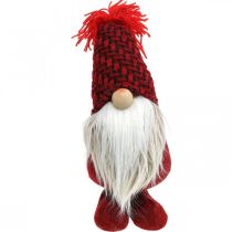 daiktų Deco Gnome Barzda Kalėdų Gnome Deco Figūra Raudona H30cm