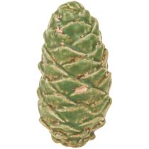 daiktų Dekoratyviniai kūgiai keramikiniai, įvairūs žali, geltoni, rudi, 8,5 cm, 6 vnt.