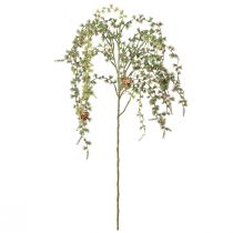 daiktų Dekoratyvinė maumedžio šaka su kankorėžiais, žalia, žiemos puošmena 93 cm, snieguota, dirbtinė Kalėdų šaka