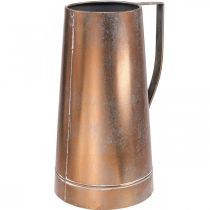 Dekoratyvinė vaza vario spalvos dekoratyvinis ąsotis vintažinis dekoratyvinis P21cm A36cm