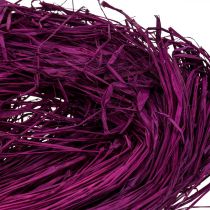 Dekoratyvinė rafija rankdarbiams Natūrali rafijos rafijos violetinė 300g