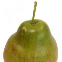 Deco kriaušės žalia raudona, deco vaisiai, maistinis manekenas 11cm